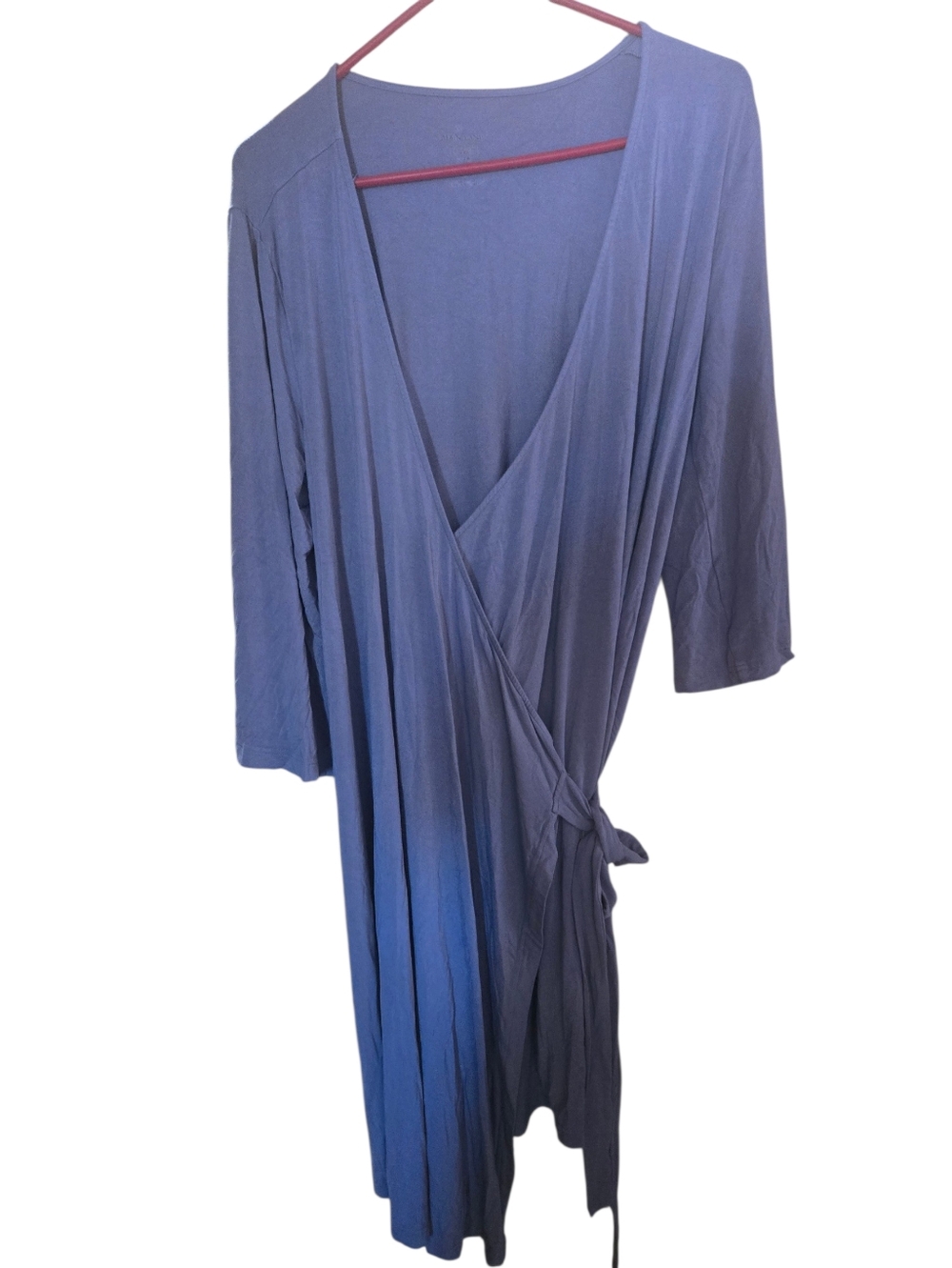 Caden Lane Slate Blue Wrap Robe with Side Tie